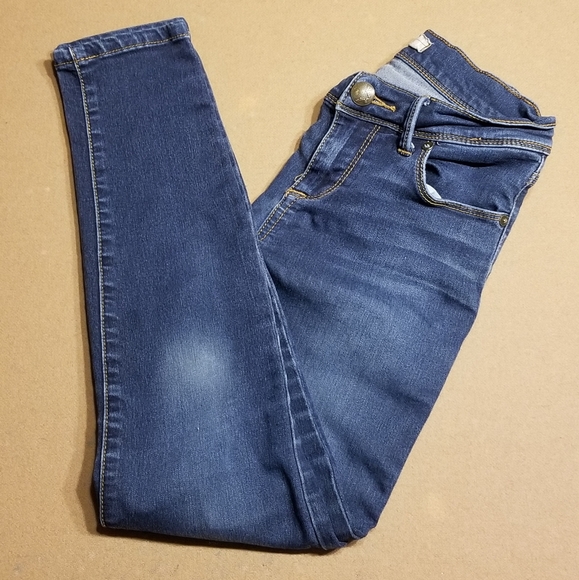 Free People stretch medium wash skinny jeans - Picture 3 of 5